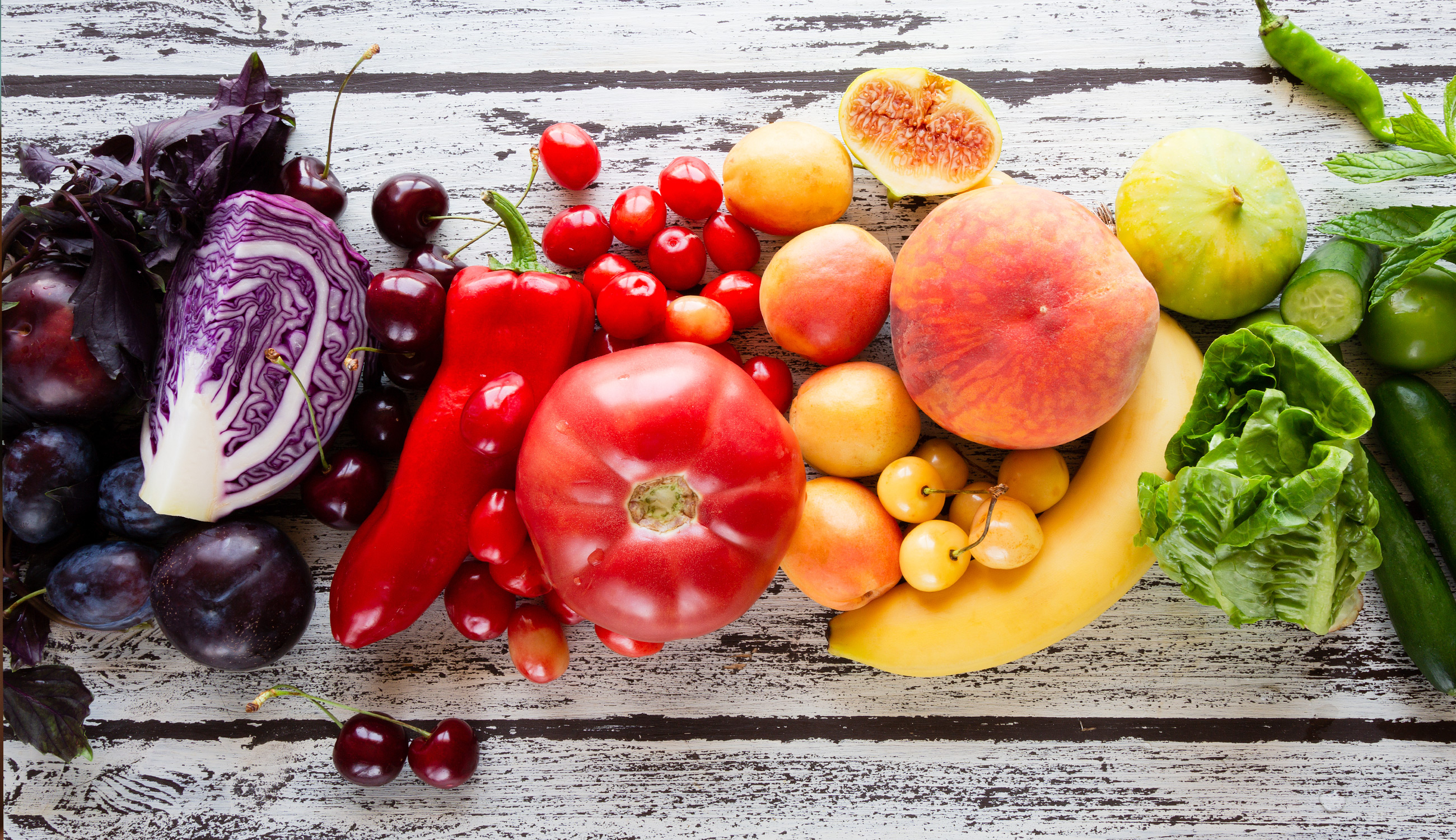 Frutta e verdura per l'abbronzatura