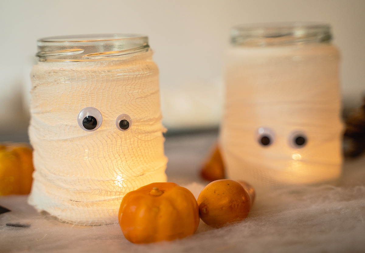 Candele Fantasma Per Halloween – Decorazioni Luminescenti Spettrali – Set Di Candele Led O Cera Per Atmosfera Da Brivido