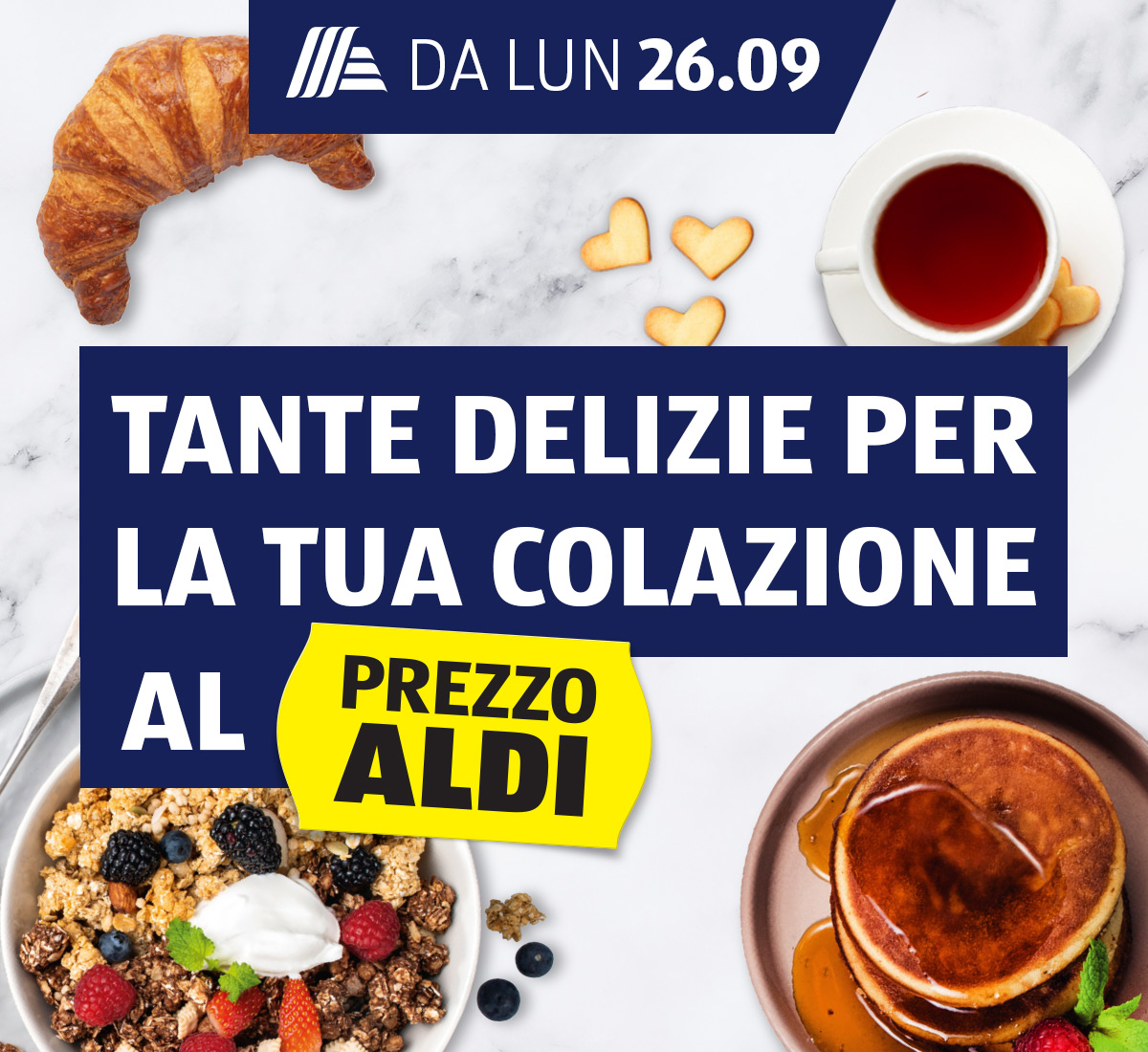 Tante delizie per la tua colazione