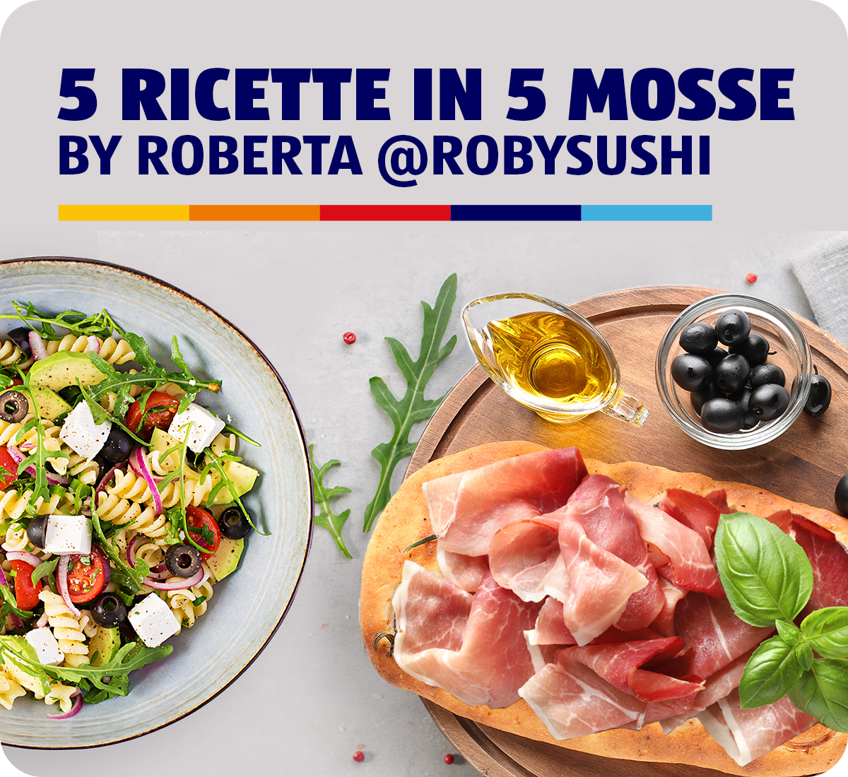 5 ricette in 5 mosse